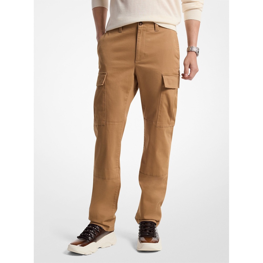 NWT Michael Kors Mens 33/30
Slim-Fit Cotton Blend Sateen Cargo Pants Gift